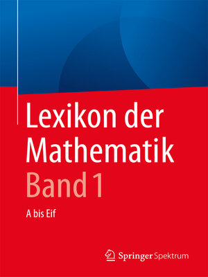cover image of Lexikon der Mathematik, Band 1